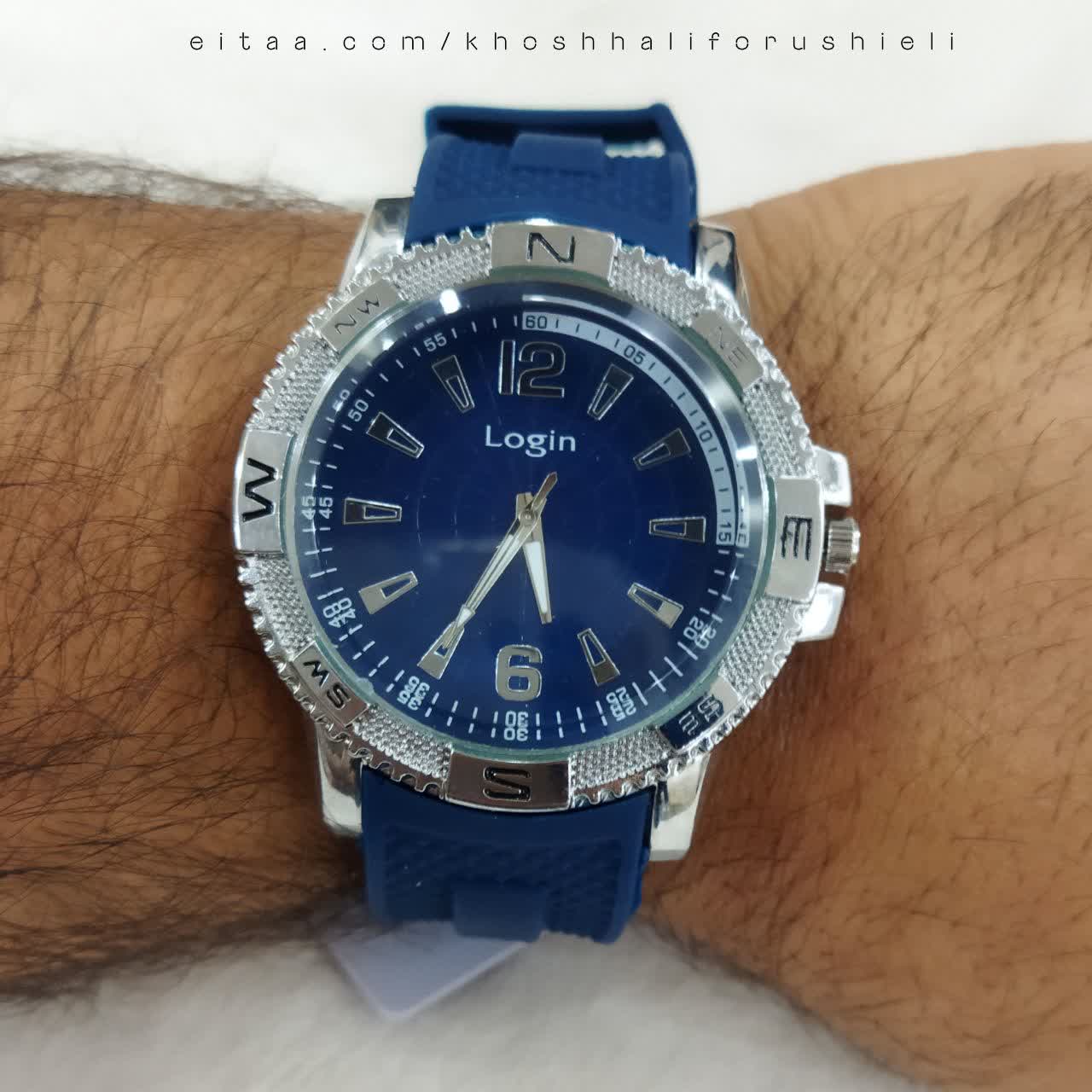 ساعت مردانه بند سیلیکونی